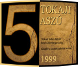 Tokaji Aszú 5 Puttonyos 1999